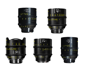DZOFILM Vespid Prime PL or EF – 5 Lenses