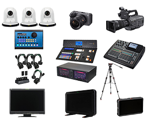 Multicam Package 6 cams - Sony & Panasonic PTZ