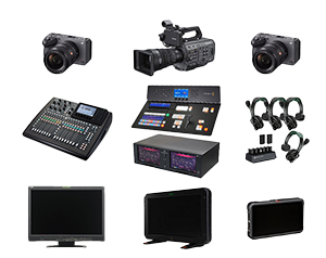 Multicam Package – 1x Sony FX9 & 2× FX3 cam